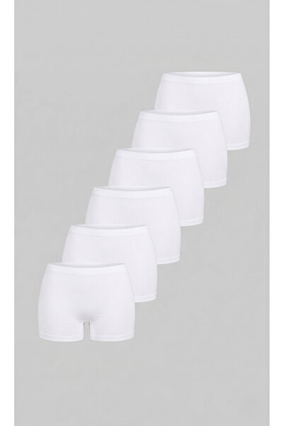 NACAR STORE Women's 6-Pack Lycra Cotton Flexible Comfortable Boxer Shorts Tights