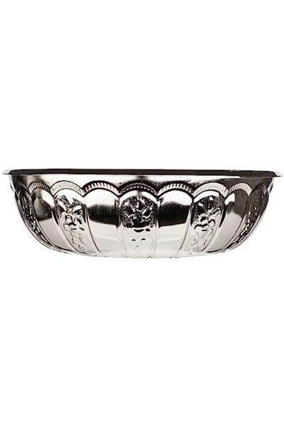 Yıldızan Edl Shop Alisveristime Sac Metal Decorative Bathroom Bowl (Silver Co...