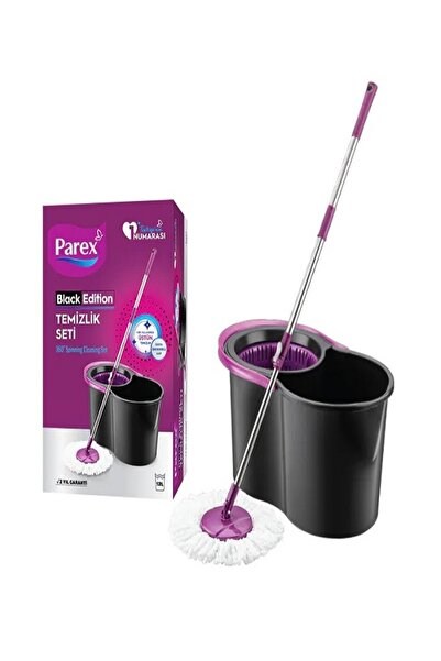 Parex Black Edition Otomatik Temizlik Seti - Döner Başlıklı Otomatik Pratik M...