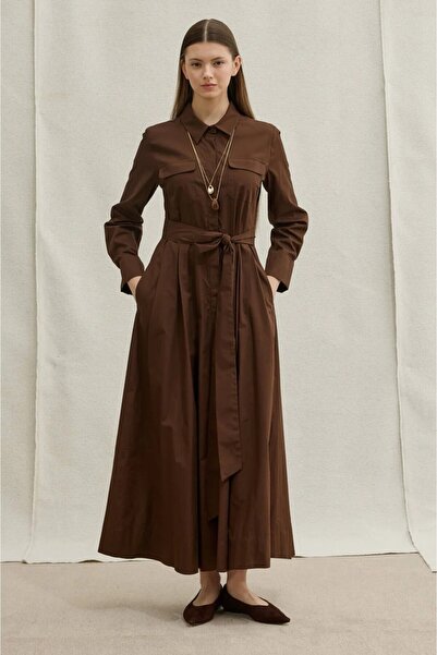 LEYLA STORE Cotton Grace |   Cotton Shirt Dress