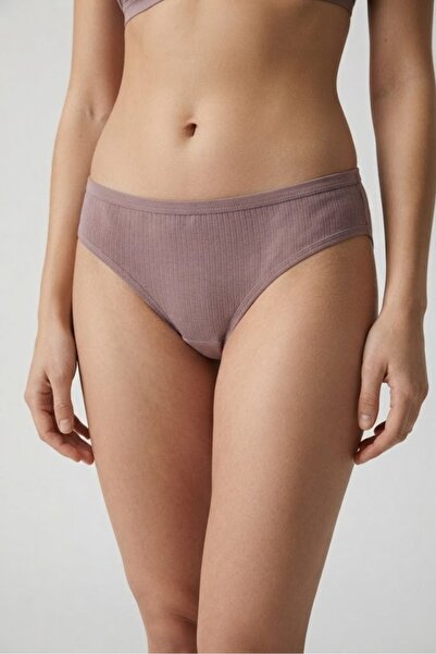 NACAR STORE Women's Cotton Ribbed Bikini Panties