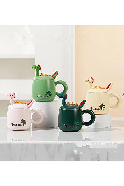 Yıldızan Ceramic Mug with Dinosaur Figure 931845