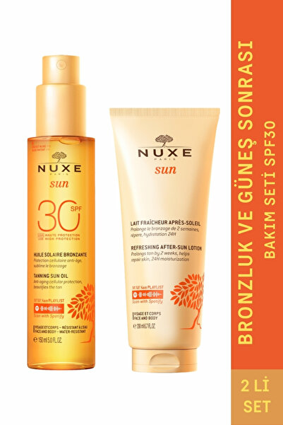 Nuxe Bronzluk ve Güneş Sonrası Bakım Seti SPF30