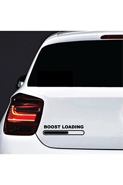 Amo-Stickers Стикер за кола Boost Loading 30см Сребрист