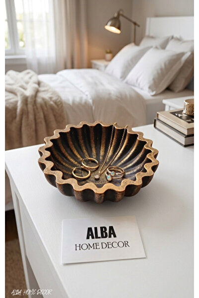 Alba Home Decor Dekoratif sunumluk mumluk takı Aksesuar tabağı