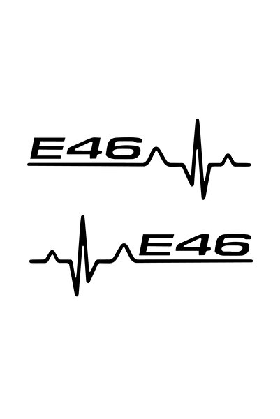 Amo-Stickers Sticker auto BMW e46 40cm Rosu