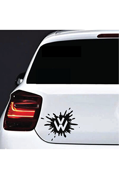 Amo-Stickers Стикер Volkswagen Стил 5 30см Сребрист