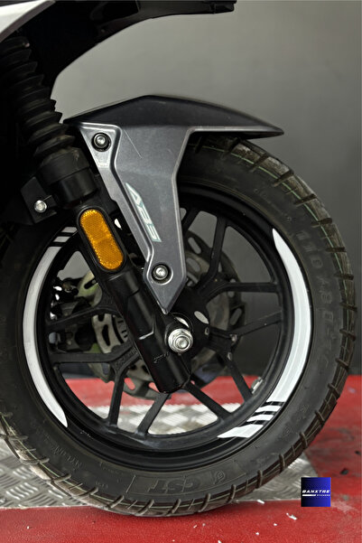 Banxtre Thick Cut Wheel Rim Strip Sticker Set Compatible with All Scooters