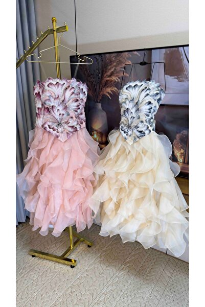 To Be Two Tone Dress for Girls Evening Party