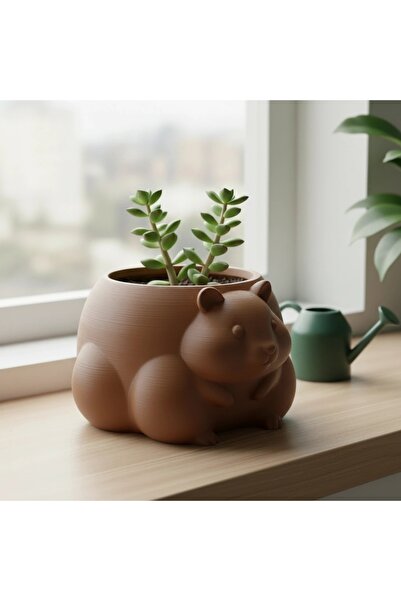 OEM Mini Ghiveci Decorativ Animalut Hamster Imprimat 3D pentru Plante Mici