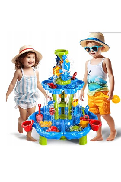 Matadi Masa activitati pentru apa si nisip cu accesorii incluse,6 cuve,moara ...