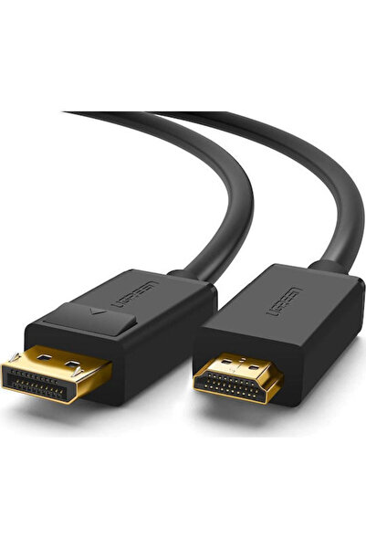 Ugreen Καλώδιο DisplayPort αρσενικό - HDMI αρσενικό 2μ Μαύρο (10202)