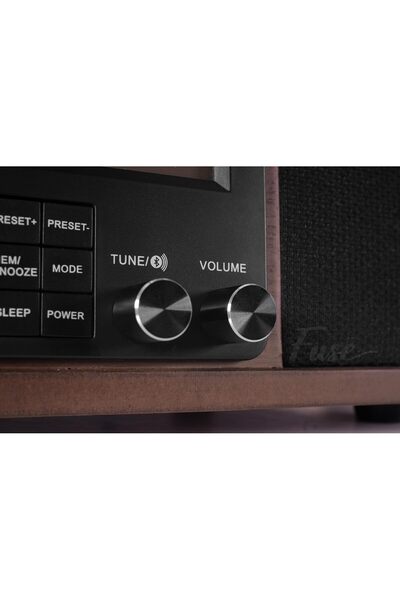 Fuse - WRAP Vertical Record Player With Bluetooth IN/OUT. FM Radio. And Built-In Album Cover Holder