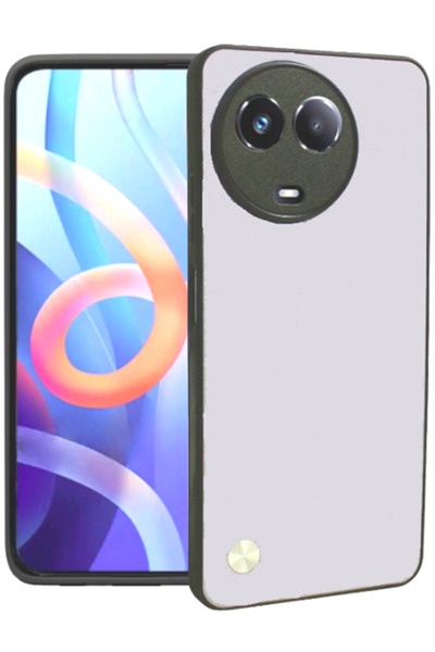 Bodycell Θήκη Realme 11 5G / 11x Vegan Cover Σκληρή - Light Blue