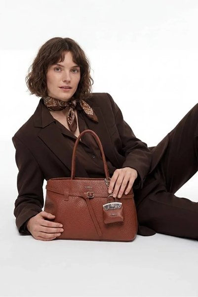 MORCA Women's Shoulder Bag Stylish Daily Handbag – Long Strap Tan