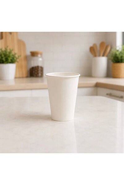 NO BRAND White Paper Cups 12 oz Hot Drink Arabic Coffee Paper Cups - 150 Count