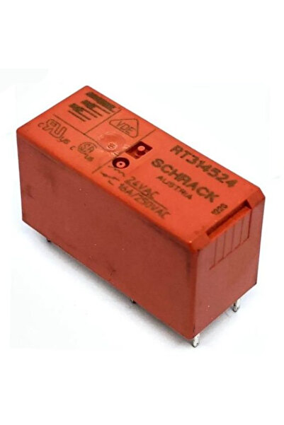 SCHRACK RT314524 Röle, 1 Kontak 16A 24V AC PCB - 1 Adet