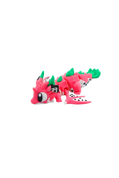 Eva Prints Mini Dragon Fructul Dragonului, figurina articulata printata 3D in Romania, dragon decorativ, cadou original, jucarie articulata, colectie