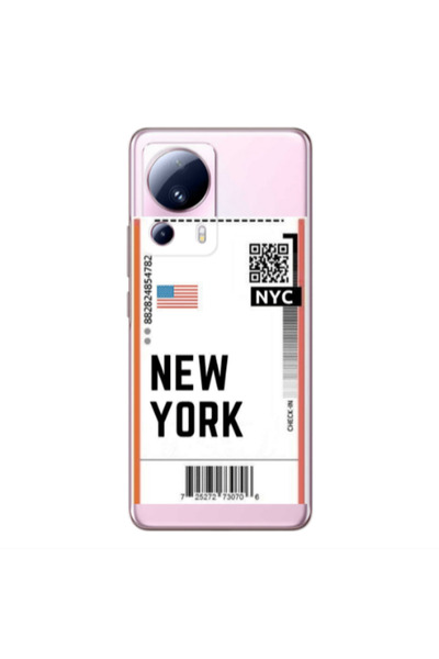 Other Xiaomi Mi 13 Lite New York NYC Transparent Silicone TPU Θήκη
