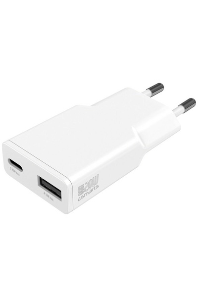 4smarts PDPlug Duos Slim 20W USB-C USB-A Φορτιστής