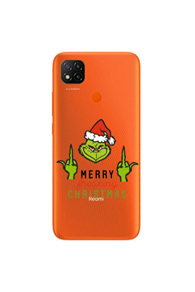 Other Xiaomi Redmi 9c Merry Christmas44 Transparent Silicone TPU Θήκη