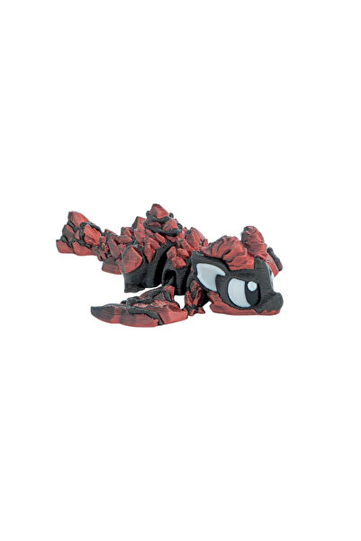Eva Prints Mini Dragon de Lava, figurina articulata printata 3D in Romania, d...