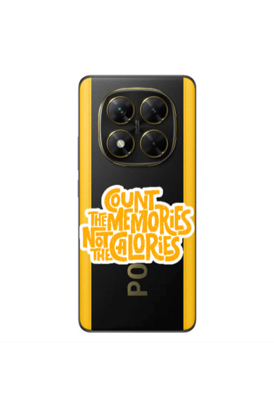 Other Xiaomi Poco X7 Count the memories not the calories Transparent Silicone...