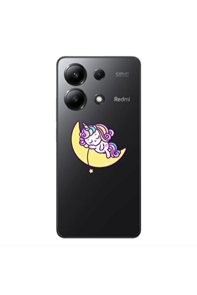 Other Xiaomi Redmi Note 13 4G Sleeping horse Transparent Silicone TPU Θήκη