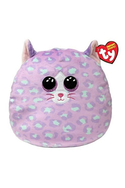 TY Jucarie de plus Squishy Beanies Cassidy, pisica, multicolor, 30cm