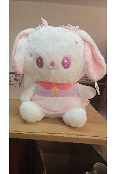Kayra Toy Plush Cute Rabbit in Pink Dress 45 cm
