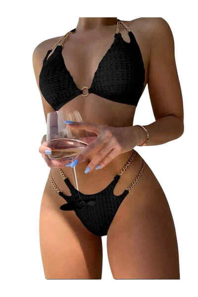 Woman's Fashion Σετ Μπικίνι Μαύρο