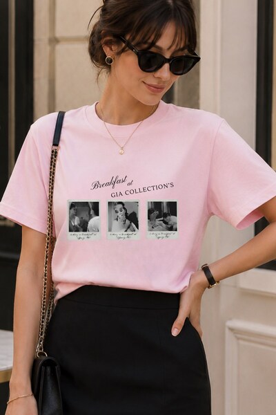 The Champ Clothing Tricou oversize pentru femei Breakfast Memories, imprimat ...