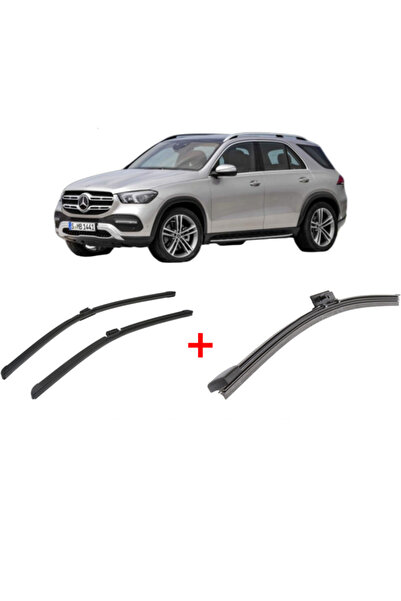 Bosch Set of 3 wipers for MERCEDES-BENZ GLE (V167) from 2018 - 2023, for wind...