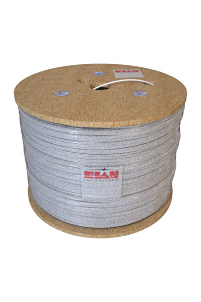 ELAN Cablu de alarmă ecranat cu 6 fire, cupru masiv, 500m 6CUEF-T