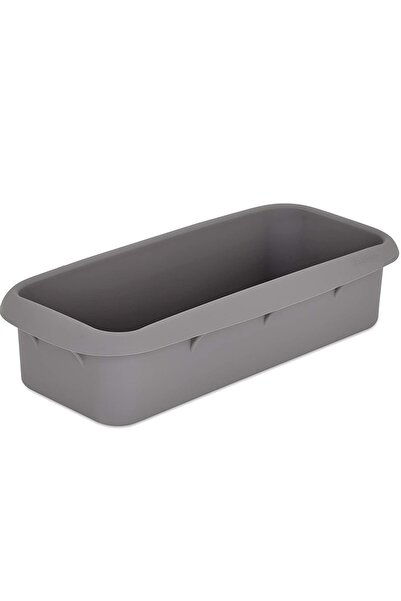 Gourmeo Tavă de copt din silicon, 1 kg, 30x7.5x11.6 cm, Gri