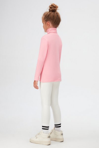 LOVETTI Pembe Kız Çocuk Tam Balıkçı Kışlık Basic Tişört