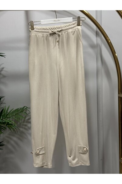 2K 25553 Two-Button Trousers Beige