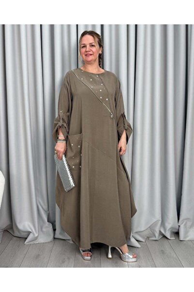 Maria Tasarım Elbise Yeşil