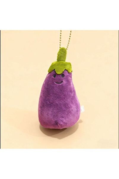 BABUN Cute Plush Vegetable Keychain and Bag Ornament Set Fun Cute Vegetable F...