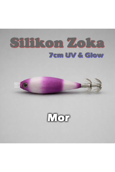 7cm Silikon Kalamar Zokası Zebra Seri