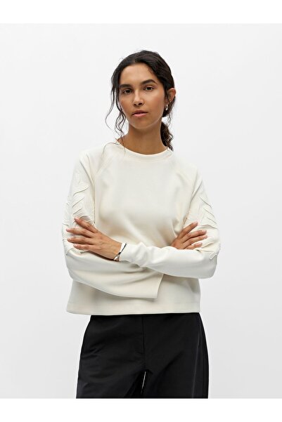 Object Sweatshirt Blumenstickerei