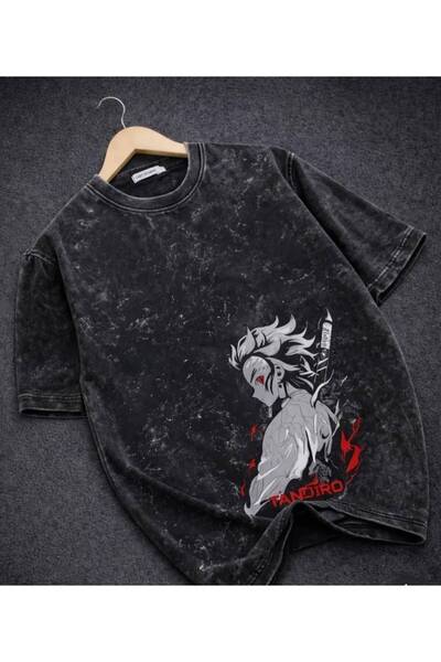 JANTIL MODA Vintage Washed Graphic Printed Unisex Oversize T-Shirt 🎨
