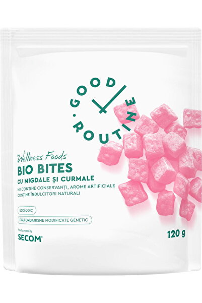 Good Routine Gustare Bites cu Migdale si Curmale Ecologica/Bio 120g