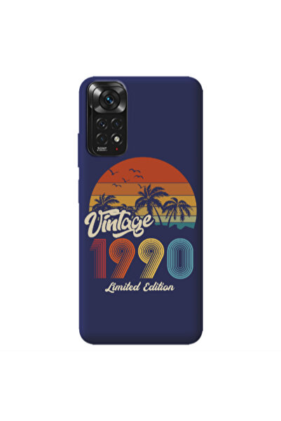 Other Xiaomi Redmi Note 11 4G Vintage Dark blue Colored Silicone TPU Θήκη