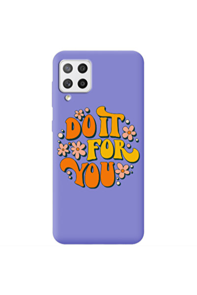 Other Samsung A42 5G Do it For You Purple Colored Silicone TPU Θήκη