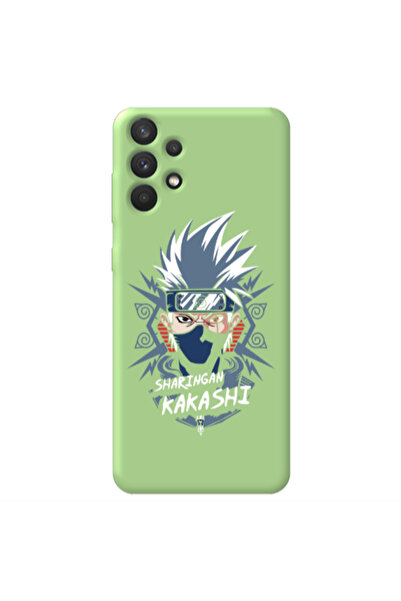 Other Samsung A32 4G Anime Mangoo Light Green Colored Silicone TPU Θήκη