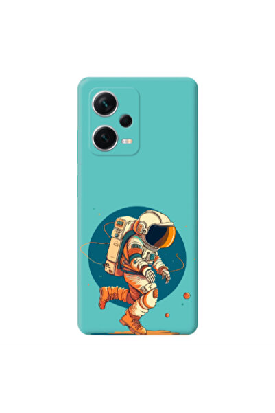 Other Xiaomi Poco X5 Run Space Turquoise Colored Silicone TPU Θήκη