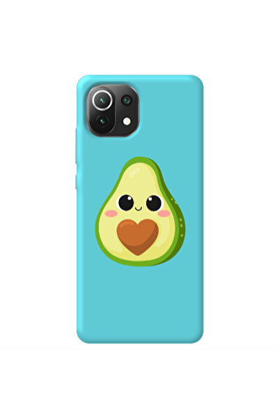 Other Xiaomi Mi 11 Lite Baby avocado Turquoise Colored Silicone TPU Θήκη
