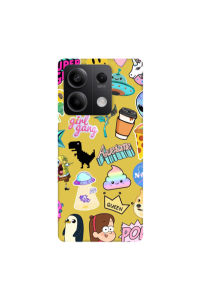 Other Xiaomi Redmi Note 13Pro 5G Cartoon queen Yellow Colored Silicone TPU Θήκη