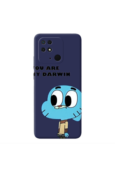 Other Xiaomi Redmi 10C You are my darwin Dark blue Colored Silicone TPU Θήκη